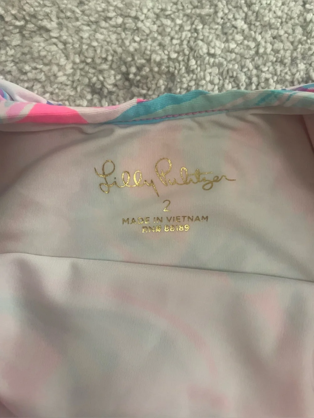 Lilly Pulitzer Bathing Suit. Size 2T, VGUC